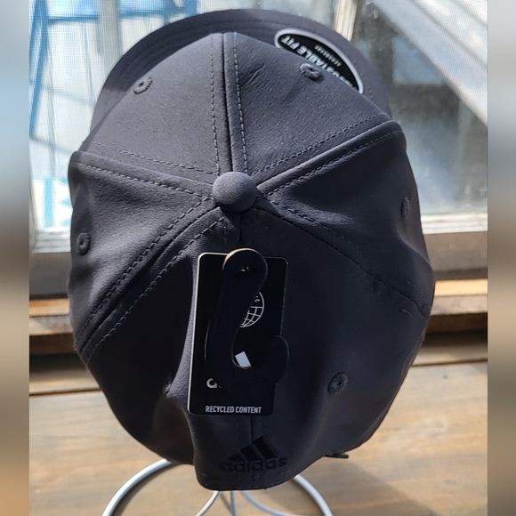 Adidas Men's Three Bar Structured Snapback Adjustable Fit Cap - Picture 4 of 12